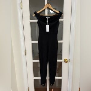 Reformation Ryden Knit Jumpsuit - Size S - NWT - black